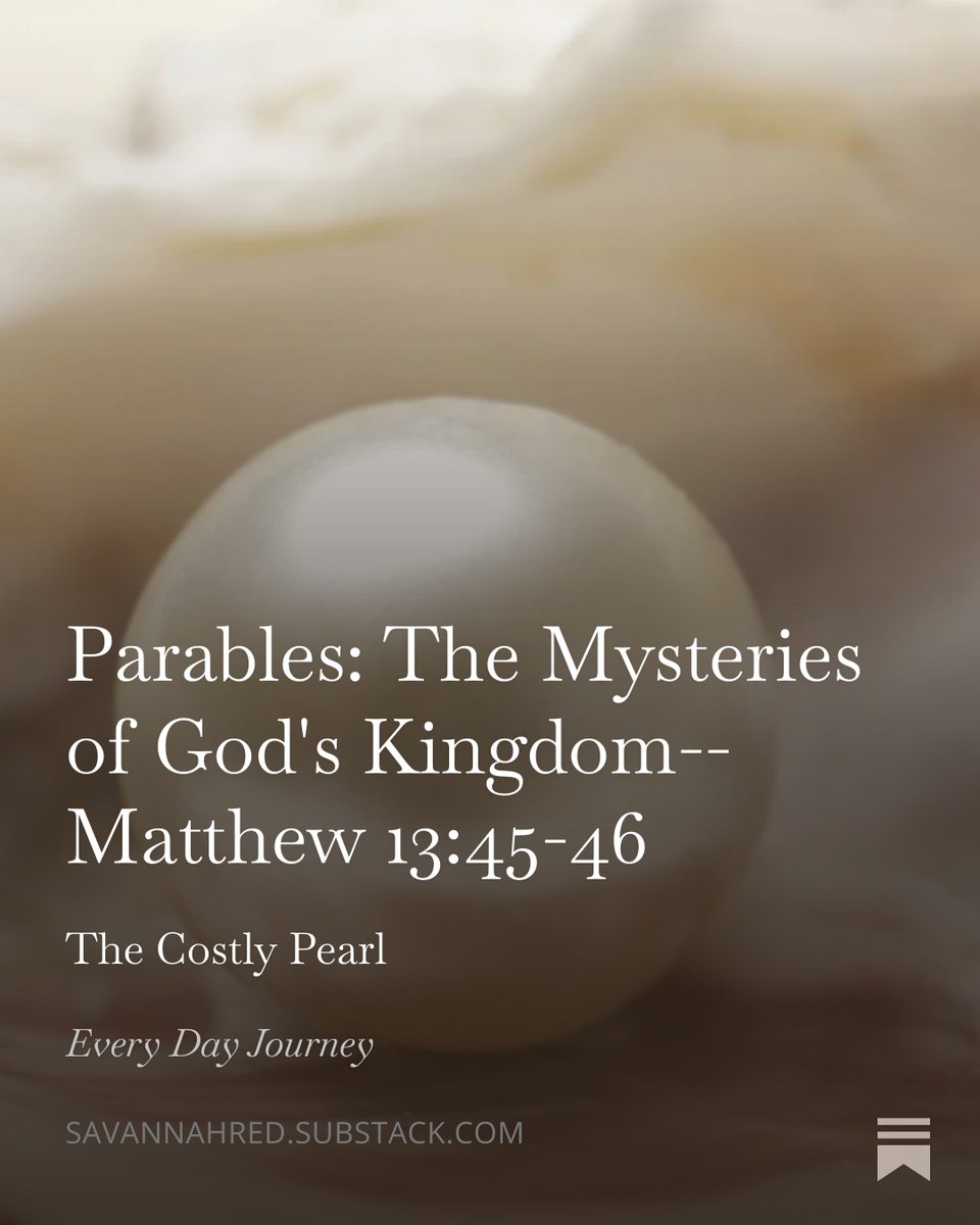 SavRed's tweet image. Parables:  The Mysteries of God's Kingdom--Matthew 13:45-46.  Shopping for pearls isn't like buying a car is it?  😇tinyurl.com/7deknabs @johnmacarthur @gracetoyou @SpurgeonMBTS #CharlesSpurgeon #BuyingACar
