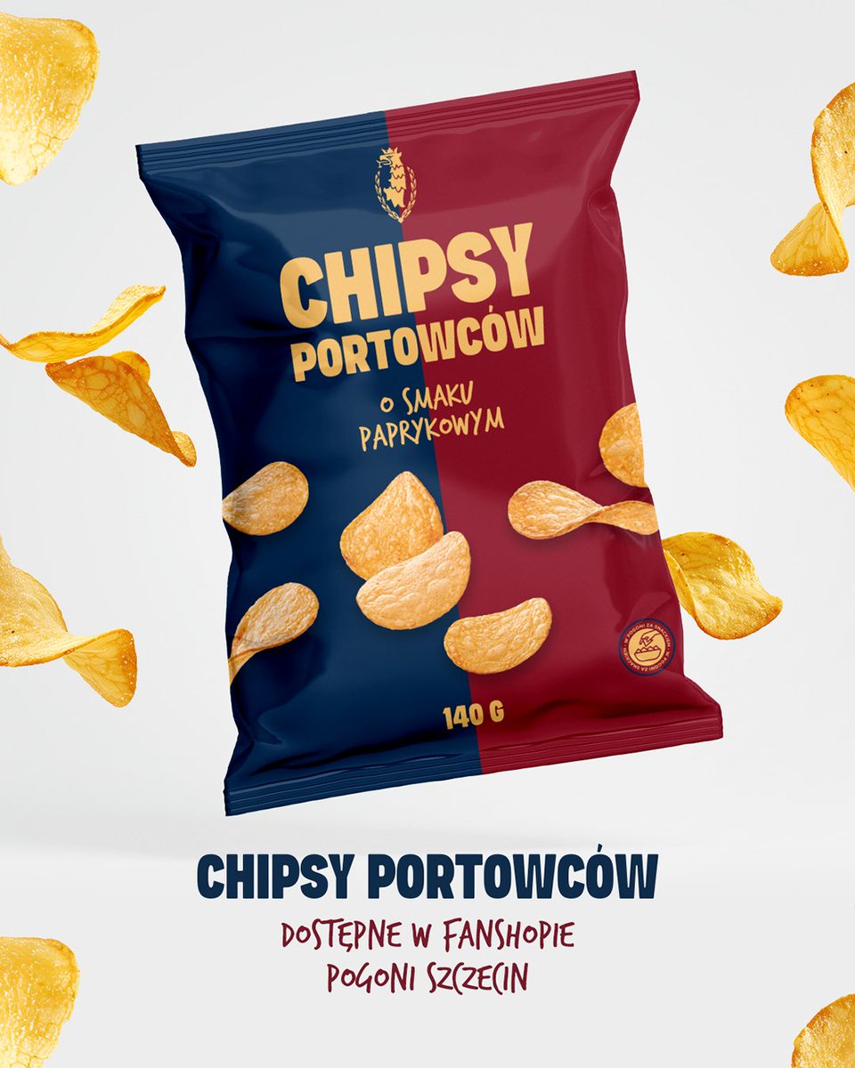 PogonSzczecin's tweet image. Dorzucamy nowość do naszej linii produktowej! 🆕

Tym razem proponujemy Wam chipsy Portowców o smaku paprykowym.

🛍️ Zapraszamy na zakupy w naszym fanshopie!