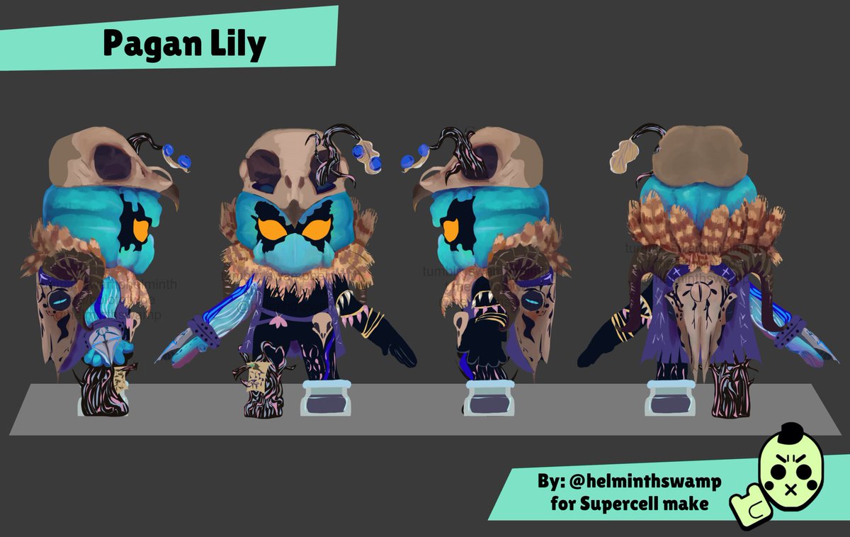 My skin "Pagan Lily" was unfairly reject.
I've fulfilled all the conditions! I don't know where to turn for help, I'm shouting about it wherever I can reach. I consider this refusal to be a mistake. I believe that the situation is fixable.
#supercellmake #brawlstarslily