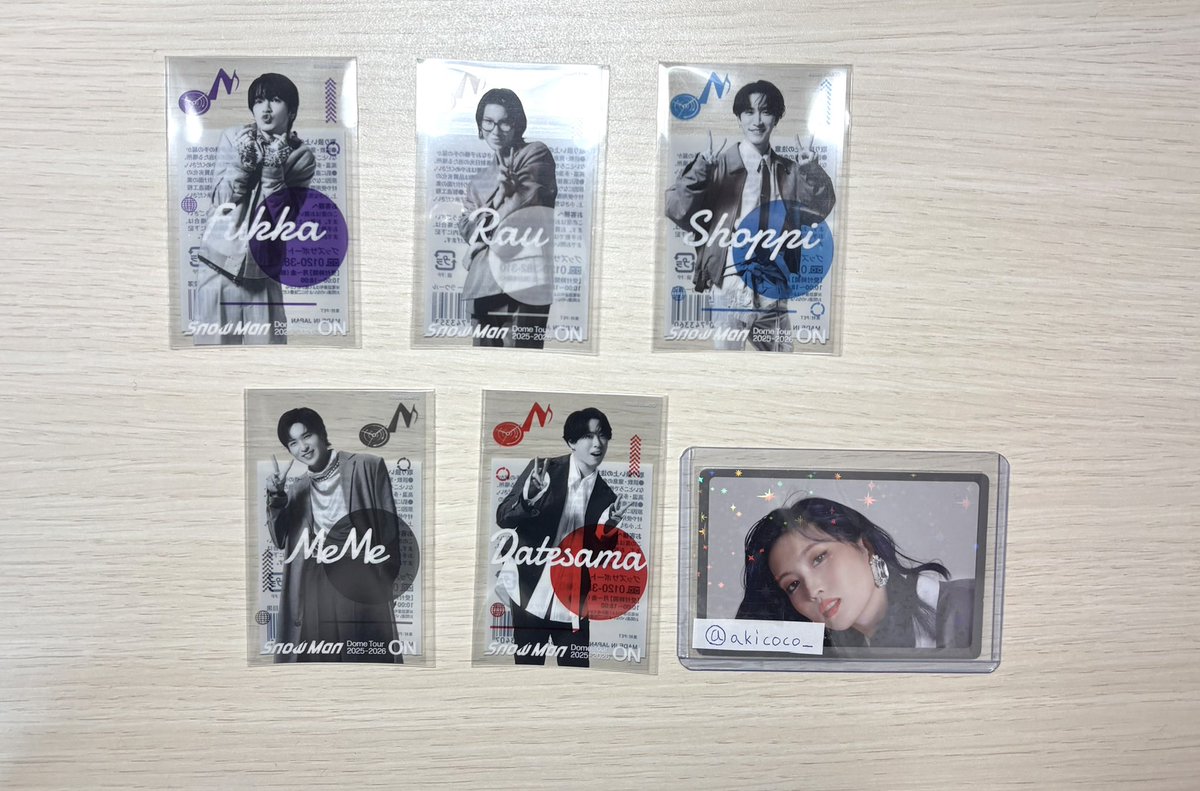 akicoco_'s tweet photo. SnowMan Dome Tour 2025 ON グッズ  クリアステッカー 交換

【譲】画像

【求】阿部

都内手渡し ・ 郵送にての交換
検索からでもご連絡お待ちしております🙇🏻‍♀️♡

#SnowManDomeTour_ON 
 #SnowMan交換  #SnowManグッズ交換 https://t.co/7r0lfGIFH4