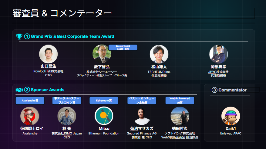nuno_yamaneko's tweet photo. 明日FINAL PITCH！！Stablecoin(JPYC) Innovation Challenge 2025！！
