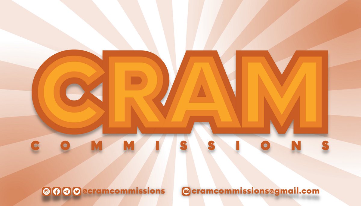 Hello, friends! Cram Commissions is thrilled to announce its return after a long hiatus. I’m excited to share that Cram Commissions will soon be offering the same kinds of tasks that it has become known for. So, stay tuned! 

#CommsX #CramCommissions