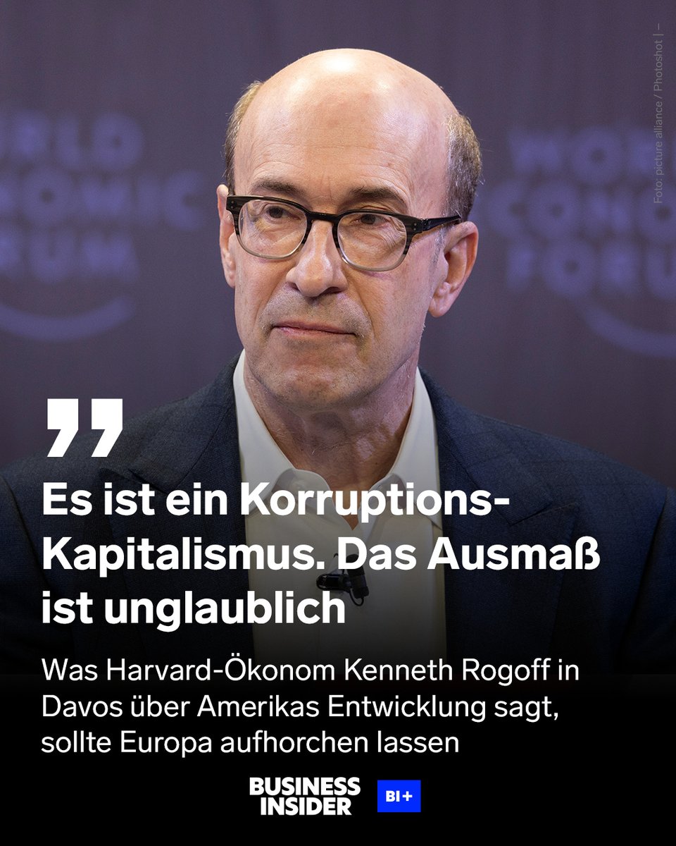 djpr's tweet photo. Das US-Wirtschaftssystem unter Trump verändert sich radikal. Einer der global renommiertesten Wirtschaftswissenschaftler nennt es beim WEF ungeschminkt „Korruptionskapitalismus“. Dass ein so besonnener Analyst zu solch drastischen Worten greift, zeigt den Ernst der Lage. https://t.co/IjU1mAS7n8