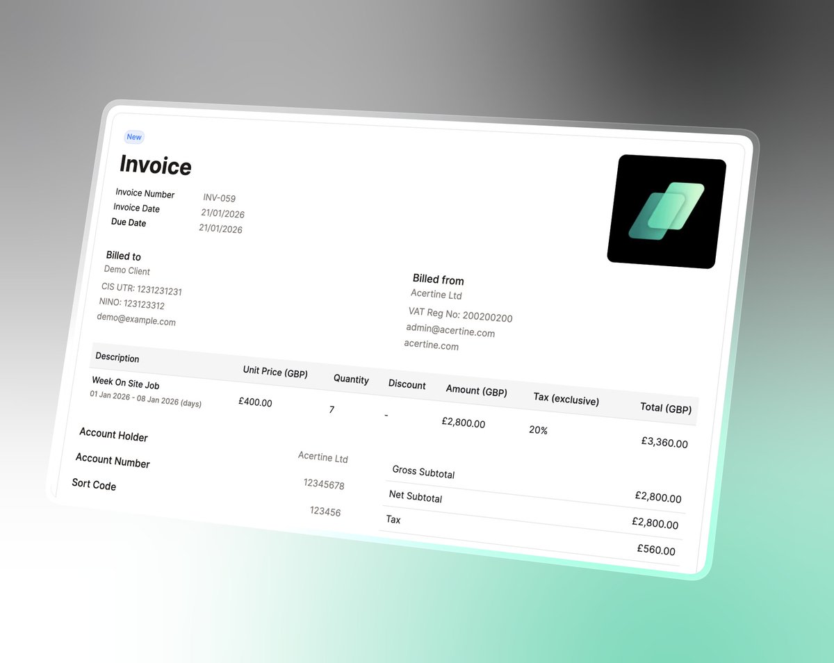 Flow Invoice tweet media