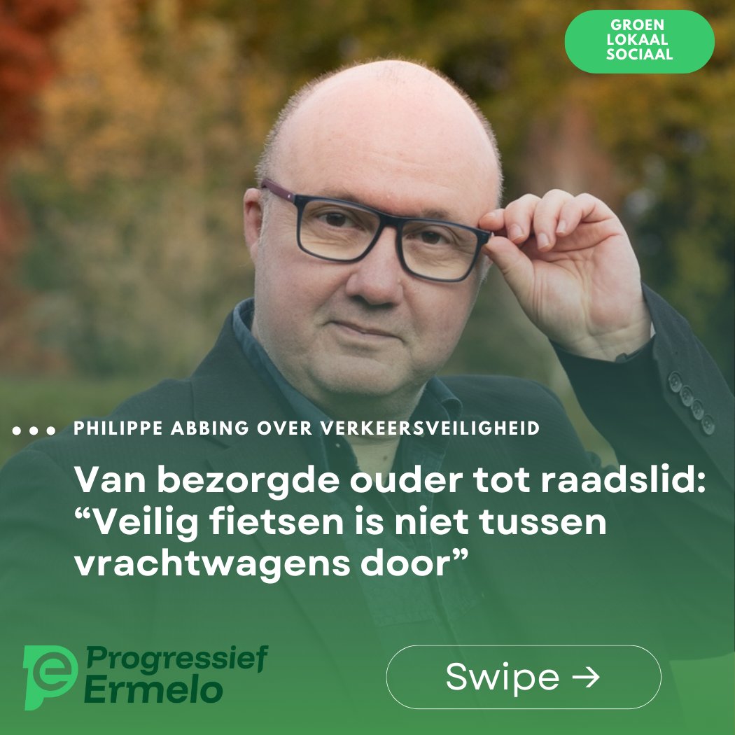 progressiefe's tweet photo. Van bezorgde ouder tot raadslid: veilig fietsen is niet tussen vrachtwagens door

Lees het persoonlijke verhaal van Philippe Abbing en zijn inzet voor een verkeersveilig Ermelo: https://t.co/JaOUzkxlKK https://t.co/ZK9aj1e3fp