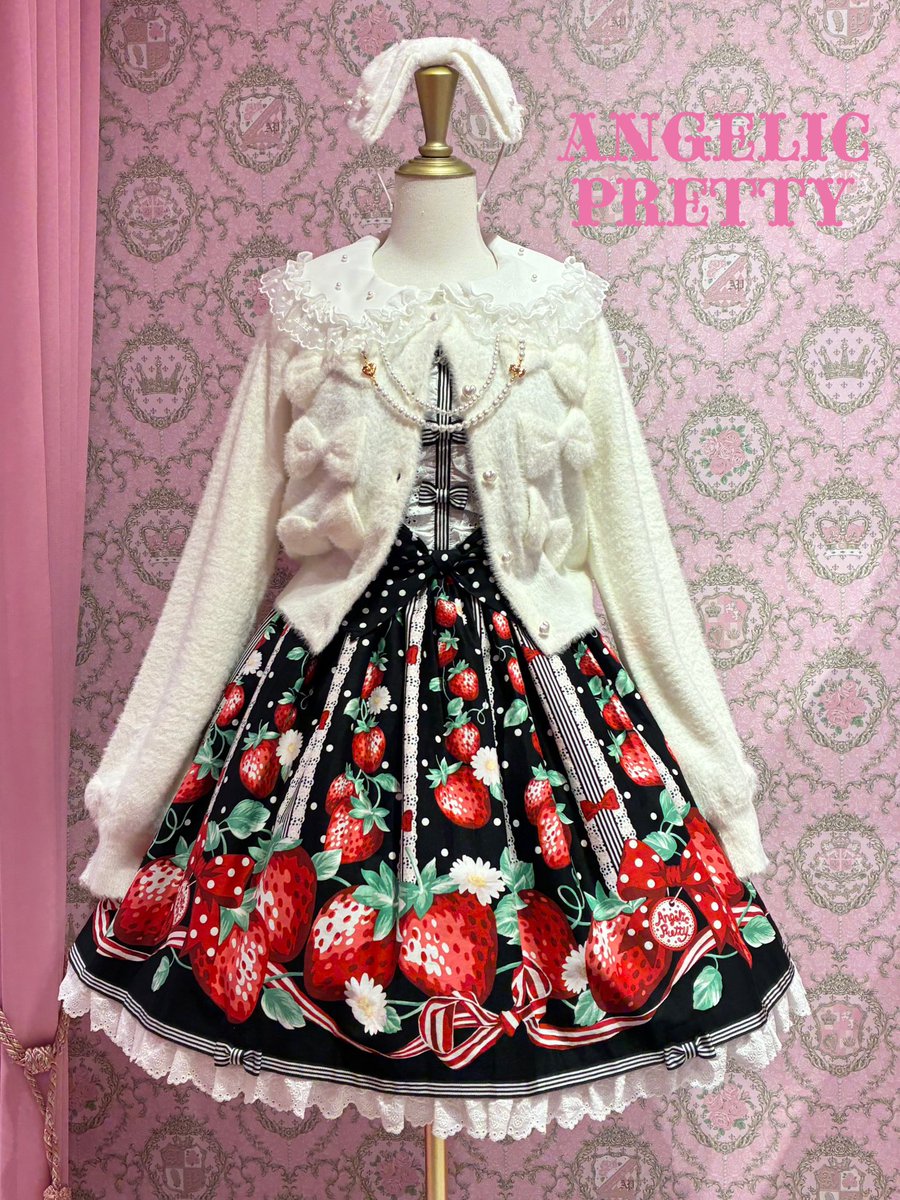 Angelic Pretty リボンカーディガン 赤 商品詳細ページ