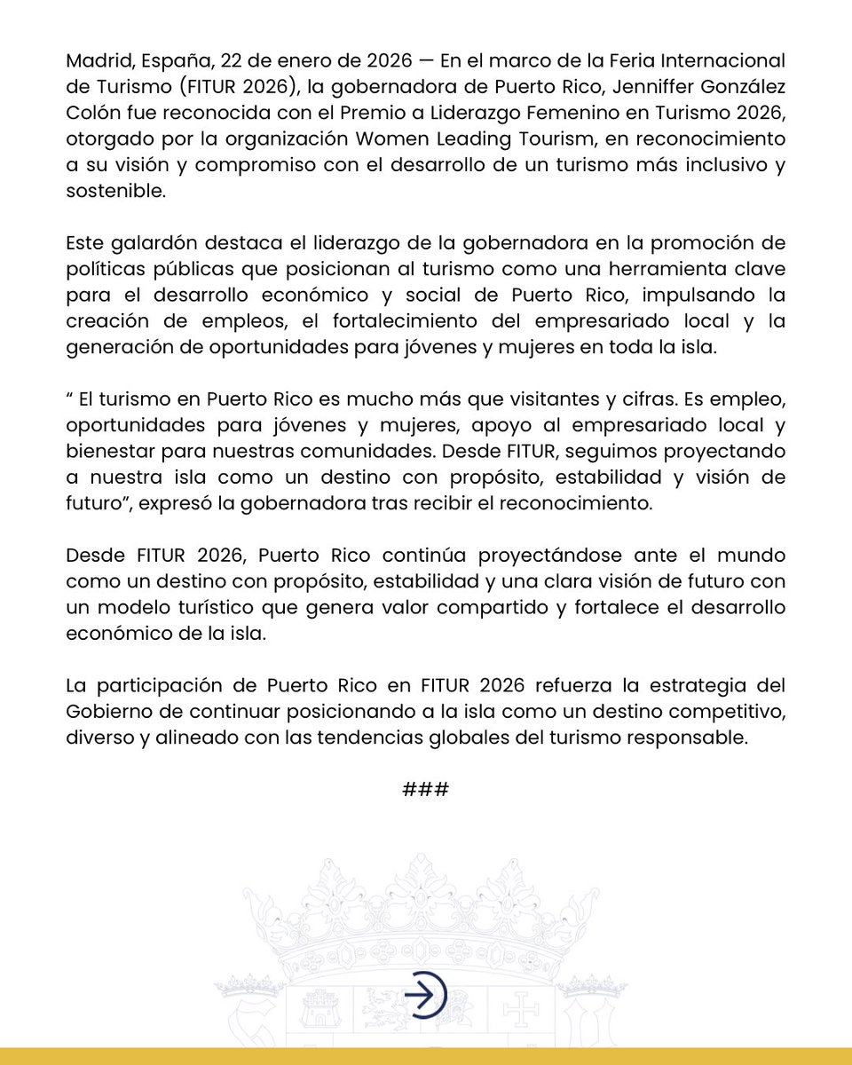 Jenniffer González tweet media