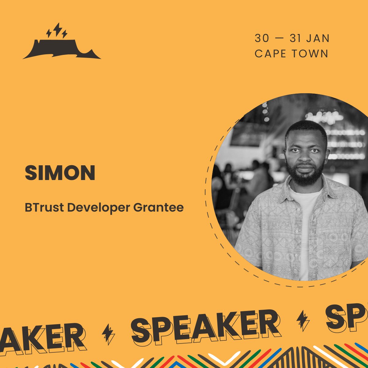 🚨SPEAKER ANNOUNCEMENT🚨 Say hello to Simon! @dzeg5 is a Bitcoin engineer,  educator, and open-source contributor focused on mining decentralization.  He is a @btrustteam grantee working on Stratum V2, contributing to efforts  that