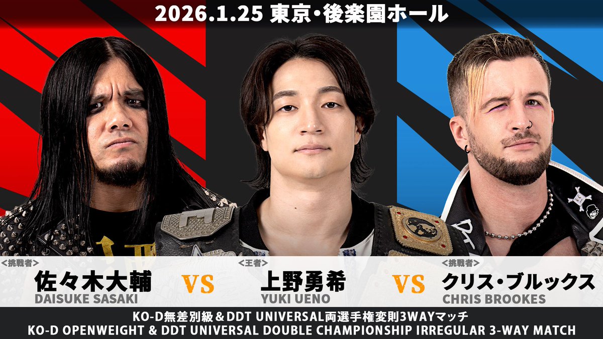 🚨1・25後楽園直前企画！ 2冠変則3WAY戦、そのルールを徹底解説