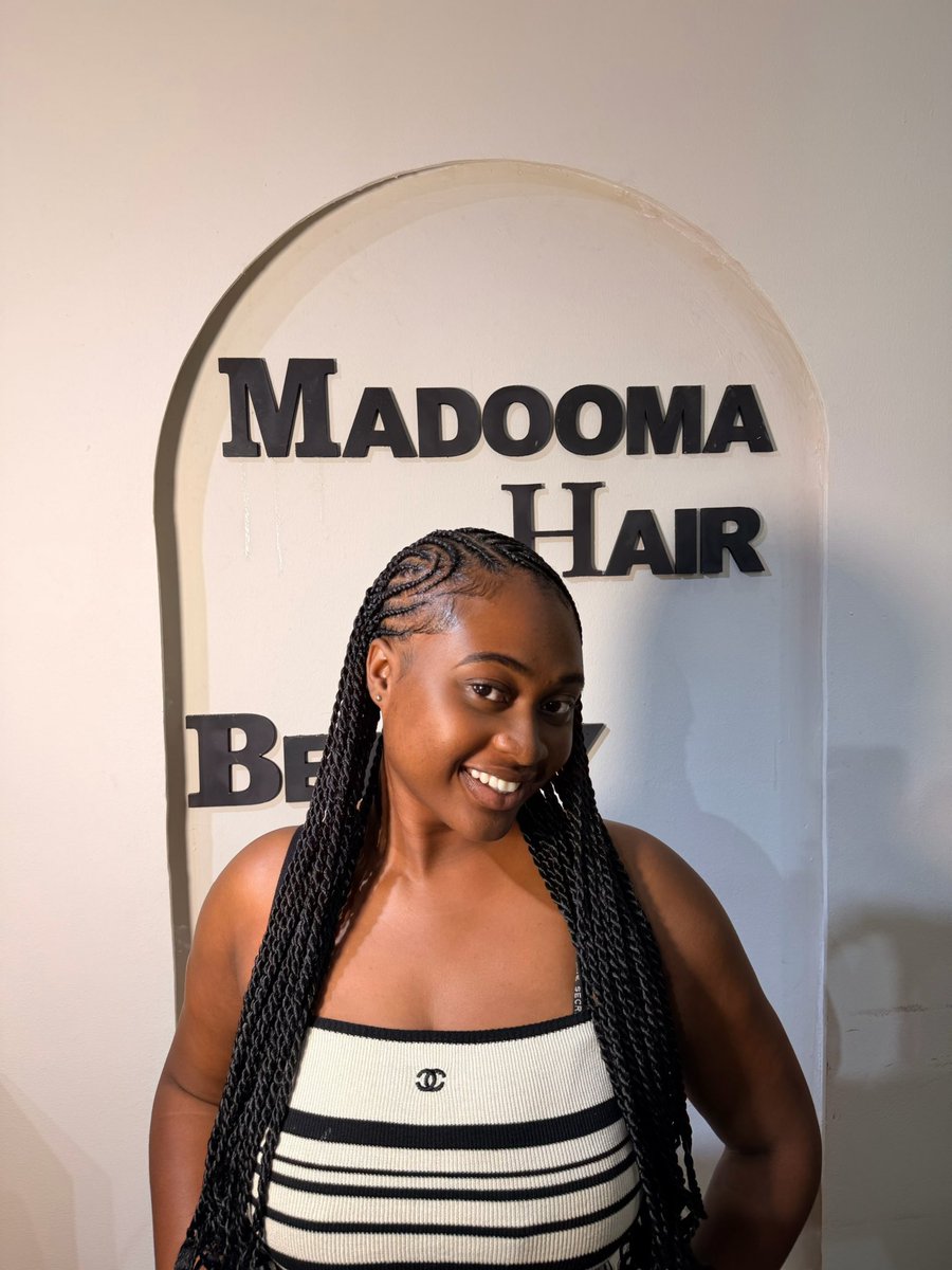 Guys we’re Open, bring me business.💅🏼💄🦶

Hair by : <a href="/Madooma_Hair/">Madooma Hair & Beauty</a> 
Client : <a href="/IamVerlardean/">𝑽𝒆𝒓𝒍𝒂𝒓𝒅𝒆𝒂𝒏</a> 😍🔥

Walk in or Book: 0598038494
Location : Adenta Barrier bus stop 🥺❤️