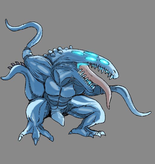 ノヅチノカミ
戦闘力は低めだが執拗に獲物を追う。スーツの上からでも何時間でも舐めまわす執念と超嗅覚が武器。

レプリカント
セレスタイトにうらみを持つ《蟲》が身体をサイボーグ化した存在。四肢に内蔵ローターを備えており快楽への執念がうかがえる…かもしれない 