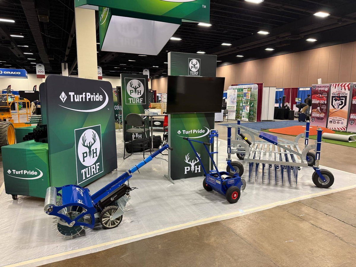 CampeyTurfCare's tweet photo. Not only have #TeamCampey been at #BTME2026 this week we have also been at #SFMA2026 with our distributor #PHTurf
#campeymachineryworldwide #campeyturfcare #sportsturf #sportsturfmaintenance #groundsmen #greenkeepers https://t.co/SKPe3lh0Mv