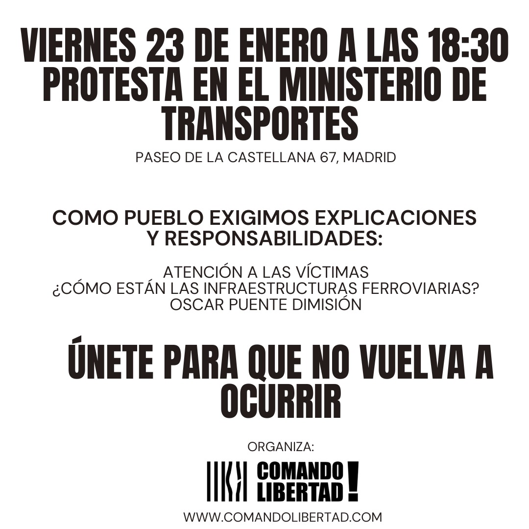 MadamePerlan's tweet image. Viernes 23. 18:30h Ministerio de Transportes. Concentracion convocada  por la asociacion. Comanolibertad.com
