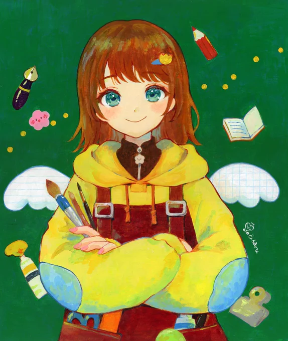 What to Paint Today F10キャンバスにアクリル絵の具