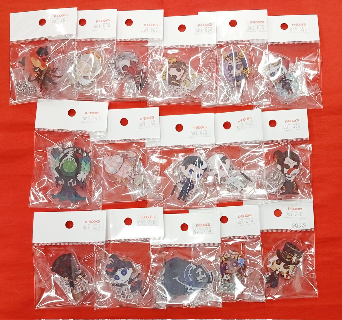 入荷情報】 第五人格 IdentityV ミロこらーじゅ 缶バッジ ミニアクリル