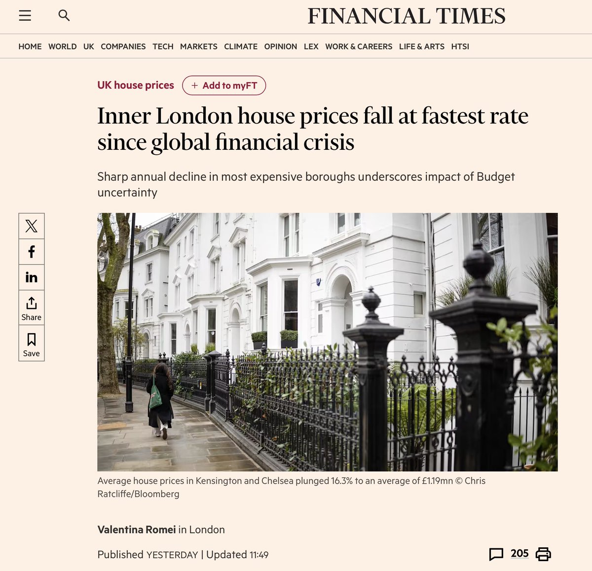 Much of this is down to uncertainty over what might have been in last years Budget. Most of the headlines turned out to be bollocks but buyers and sellers couldn't be sure so took the 2nd half of the year off. (£) ft.com/content/6b97db…