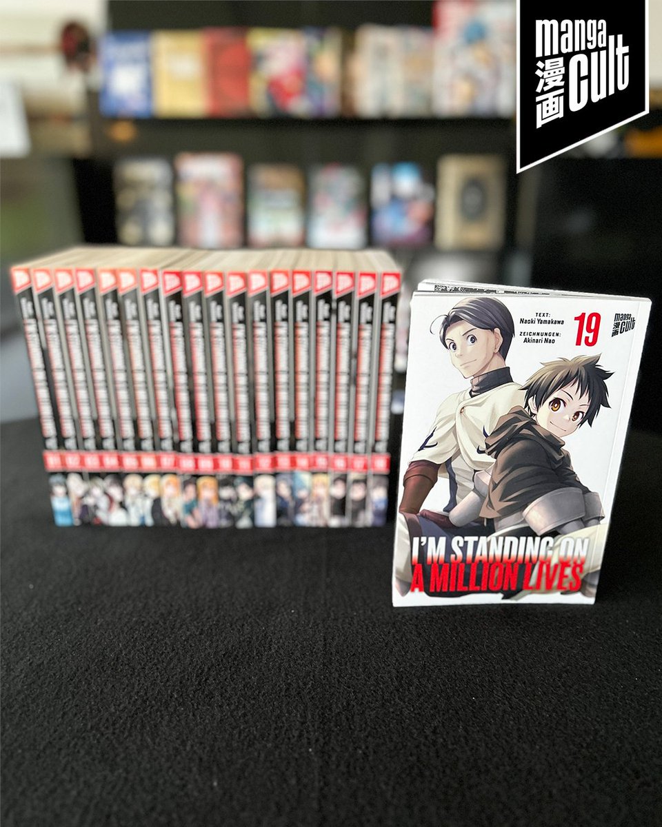 MangaCult's tweet photo. Mit Band 19 von I’M STANDING ON A MILLION LIVES geht es endlich im Isekai-Manga der anderen Art weiter! In der actionreichen Reihe geht es um Yusuke, der mit zwei Mitschülerinnen in eine andere Welt beschworen wird, wo sie gemeinsam um ihr Überleben kämpfen müssen! https://t.co/Hysq1GNyay