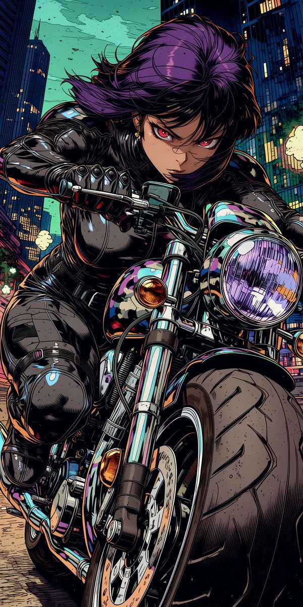 #AIArt #AIイラスト #MotokoKusanagi
🏍️