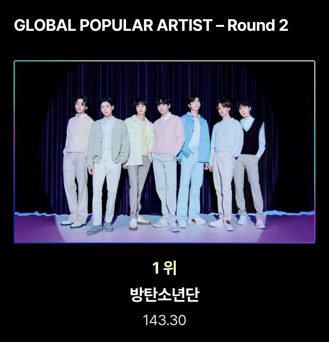 Bangtan7_Stream's tweet photo. 📢 We can still secure win of #BTS for GLOBAL POPULAR ARTIST on Fancast, Mubeat and Whosfan!! Maximize COLLECTING TICKETS on all three apps!!!! https://t.co/3Vm31Eep3u