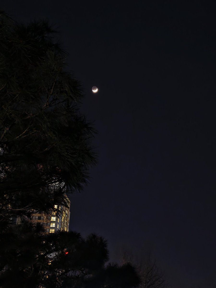 w_ddd_ddd's tweet image. 오늘의 달은,
손톱달이구나🌙
20260122 18:40 #moon