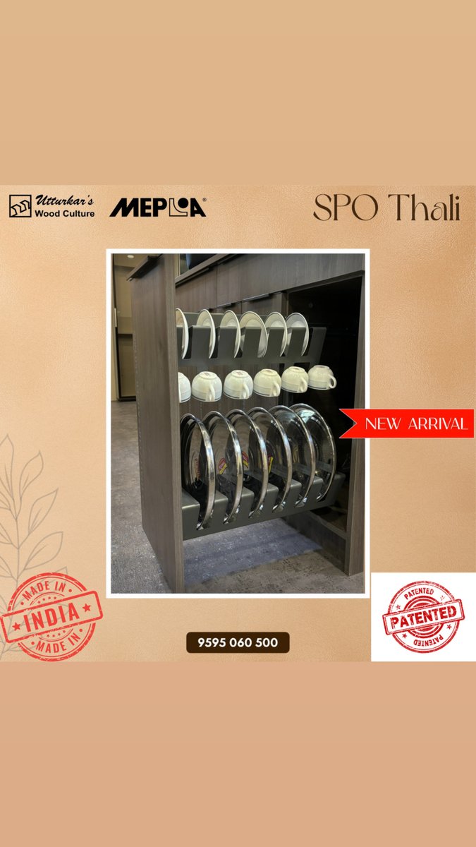 utturkars's tweet image. #Mepla #SPO  #MadeinIndia #kitchenupgrade #IndianKitchen #thalistorage  #IndianHome  #kitchenorganization #kitchenstorage
#interiordesign #design #furniture #kitchen #kitchendrawer #luxury #tarekutturkar #UtturkarsWoodCulture #trending #foryou
