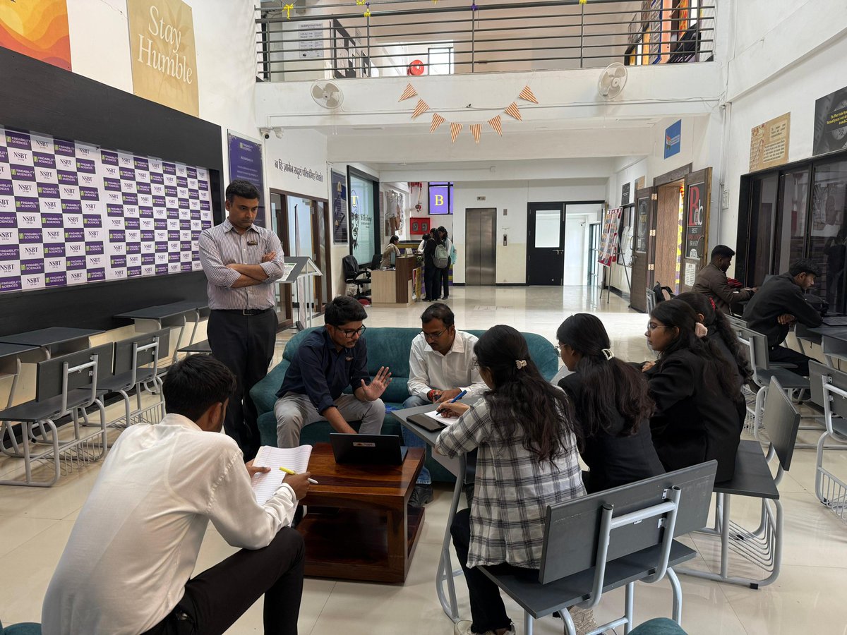 _NitinJarhad's tweet photo. Great interaction with NSBT students of MGM University during a special project review session.
Shared technical insights on architecture, scalability, and industry-ready implementation.
Impressed by students’ enthusiasm and clarity. https://t.co/UqOPCIN4hV