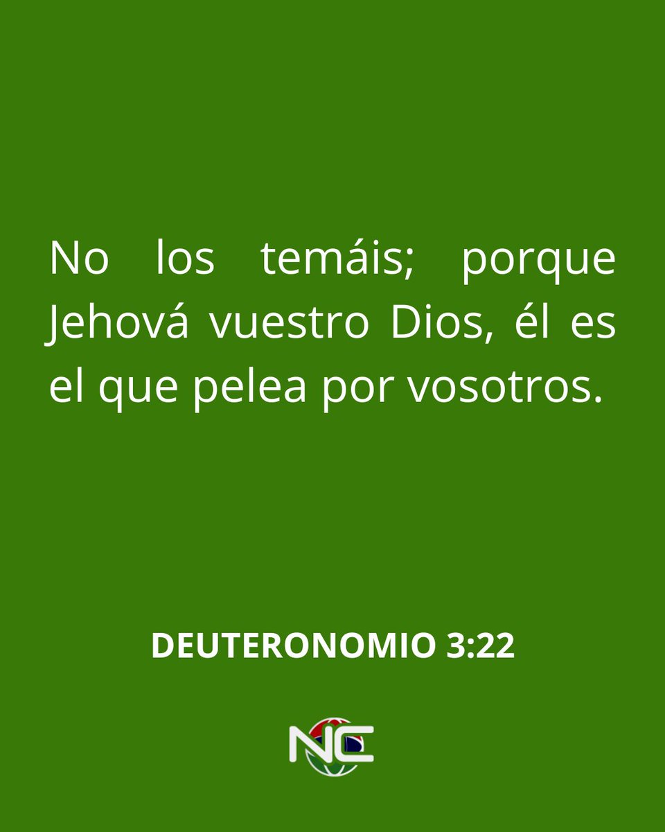 Deuteronomio 3:22

 No los temáis; porque Jehová vuestro Dios, él es el que pelea por vosotros.

#BuenosDías #DiosResponde #Ora #Noticentro13rd 

DL