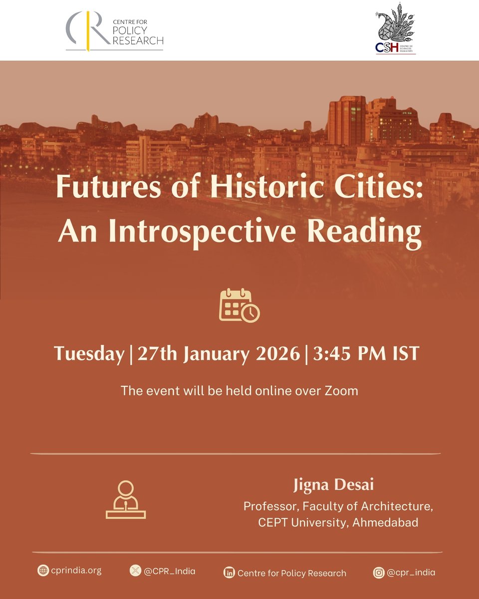 Centre for Policy Research tweet media