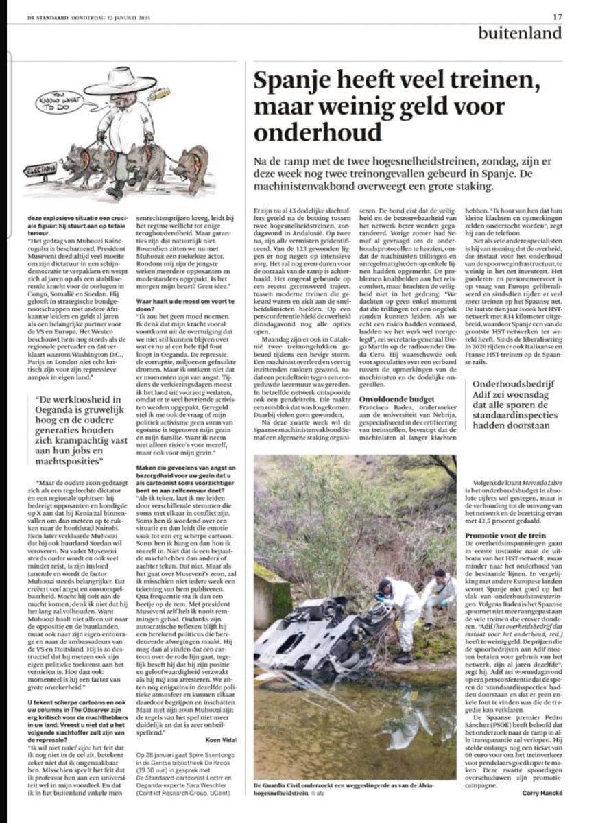 SpireJim's tweet photo. In a Belgian newspaper today!
Humbled https://t.co/XWPK1Gz2FL