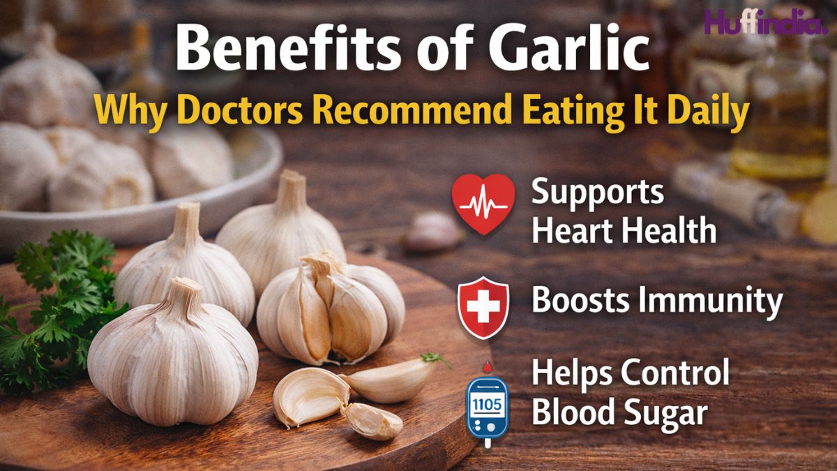 huffindianews's tweet image. A small clove, big health benefits 🧄💪
Doctors explain how eating garlic daily can support heart health, boost immunity, and improve overall wellness.

Read More: huffindia.com/benefits-of-ga…

#BenefitsOfGarlic #HealthTips #ImmunityBoost #HeartHealth #HealthyLiving #huffindia