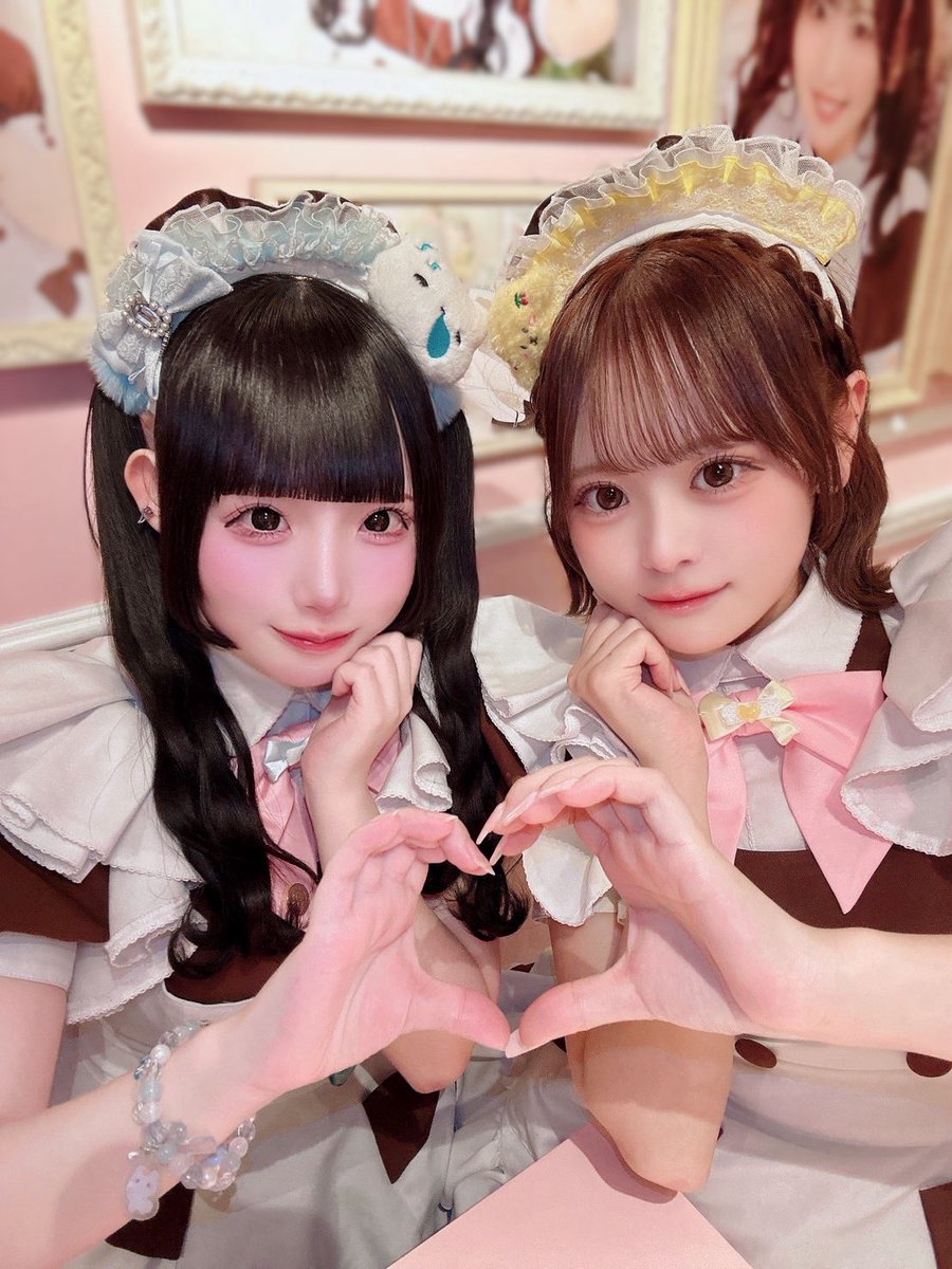 お決まりのツーショット♡