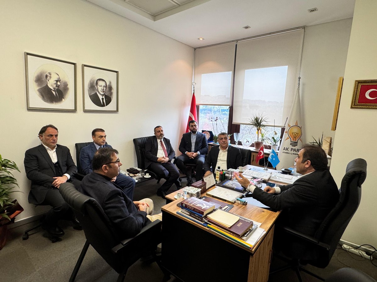 Türk Devletleri Başkanlığımızın çalışmaları kapsamında;

📌 Uluslararası Diplomatlar Birliği Başkanı Sayın Ferhat Bozçelik ve beraberindeki heyeti, AK Parti İstanbul İl Başkanlığımızda ağırladık.

📌 Fatih Eski Eserlerini Koruma ve İhya Derneği Başkanı Sayın İbrahim Altuntaş ve