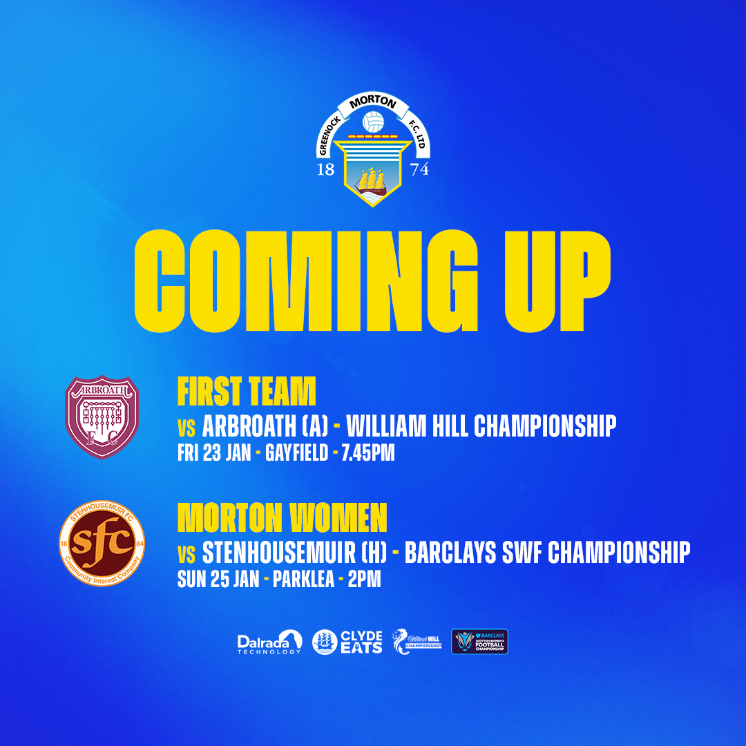 Morton_FC's tweet photo. 📆 The Weekend Ahead
 
➡️ https://t.co/naduT390Bv https://t.co/R5HabvDfPz