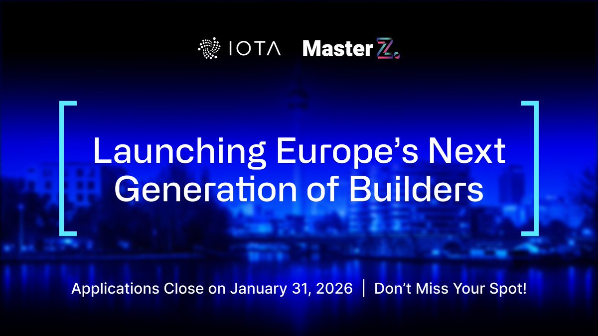 iotaStaking's tweet image. Can a hackathon redefine Europe's Web3 future? IOTA's 2026 event isn't about hype—it’s about building real-world solutions and creating real opportunities. This could be the spark Europe’s Web3 space needs. Curious how? Read more below 👇