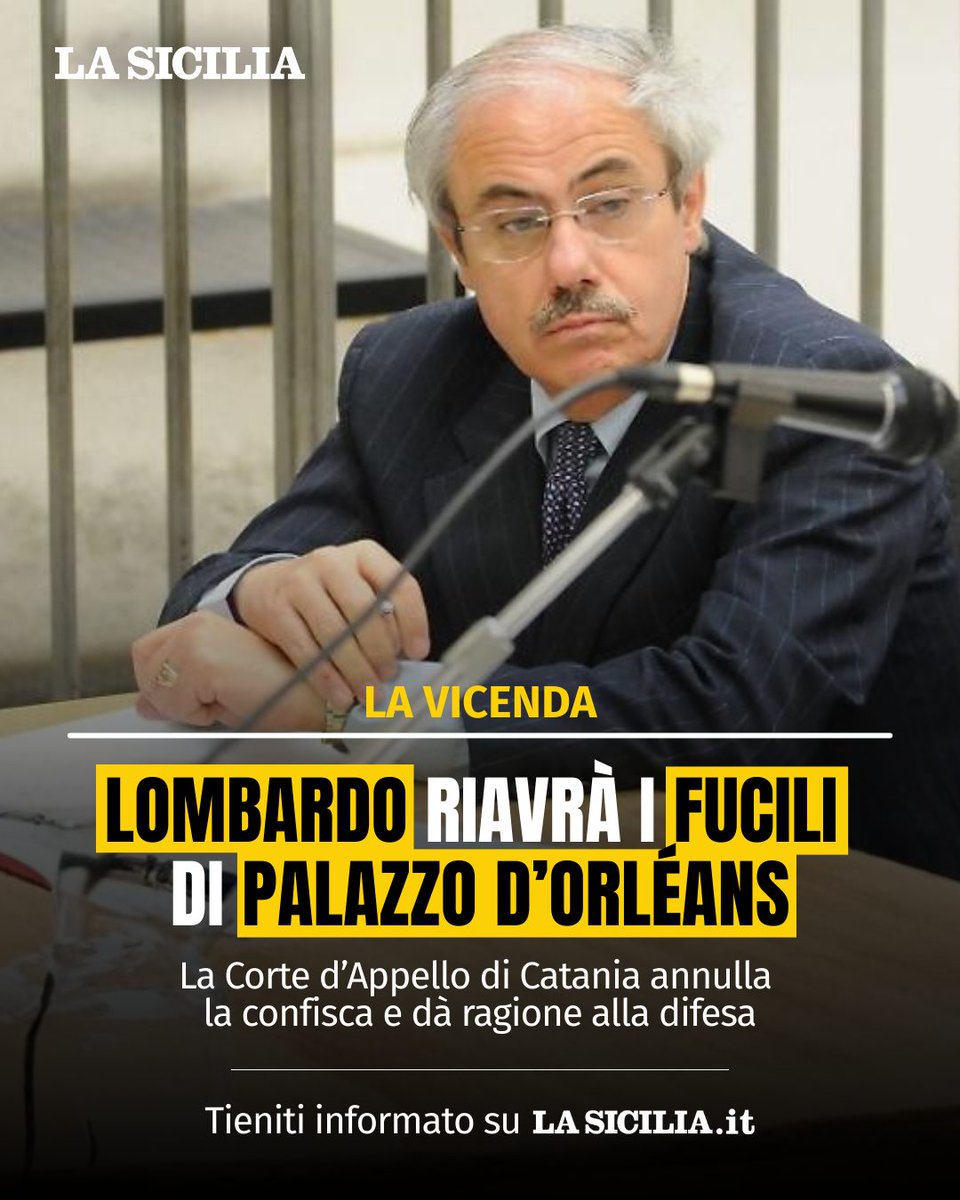 Lombardo riavrà indietro i fucili che teneva a Palazzo d'Orleans quando era governatore, la sentenza a Catania

La collezione di armi antiche aveva portato il leader autonomista davanti ai giudici. Il Tribunale lo aveva assolto tre anni fa ma aveva disposto la confisca