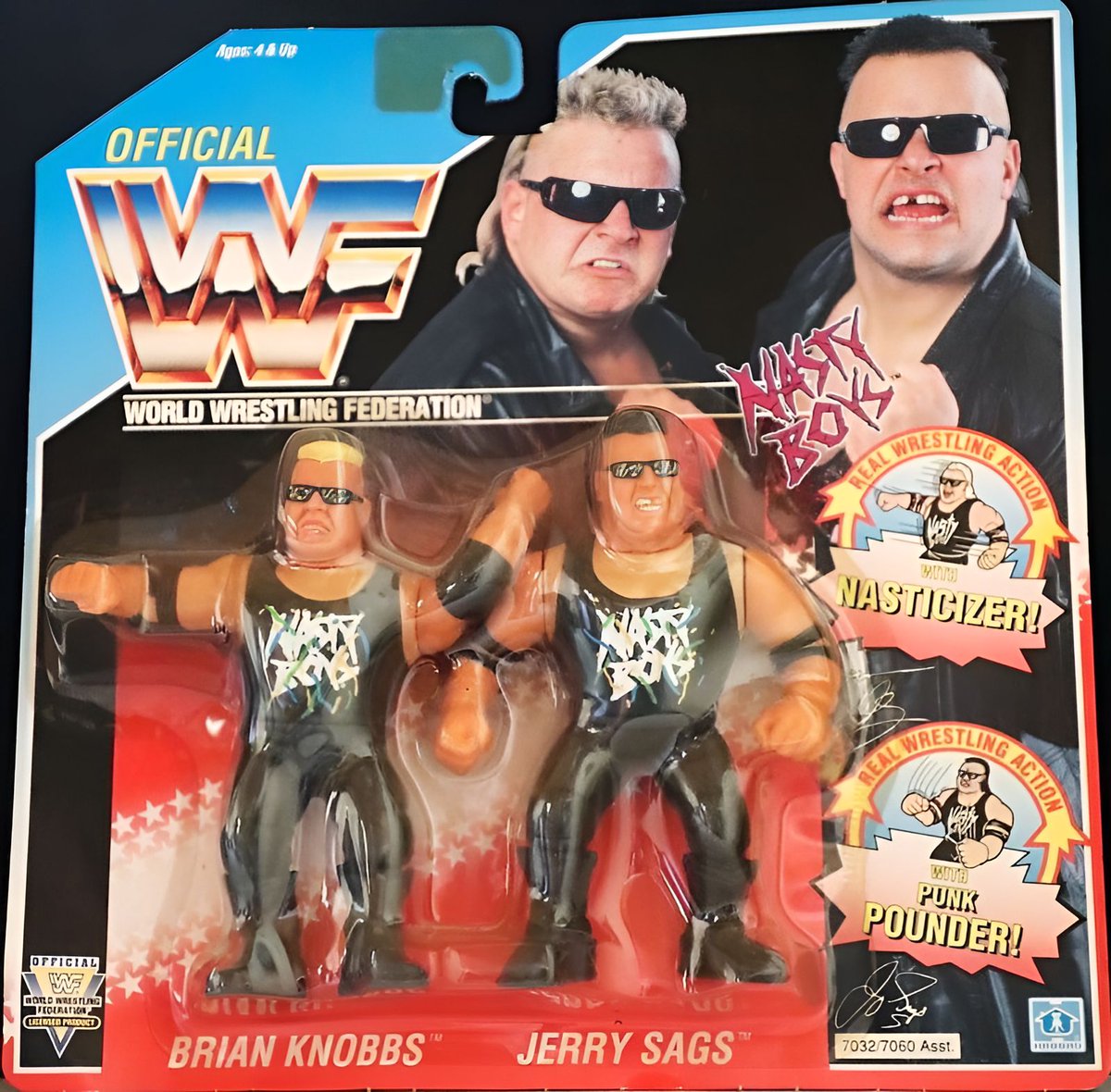 WWF Hasbro Nasty Boys tag team 2-pack! #WWF #NastyBoys