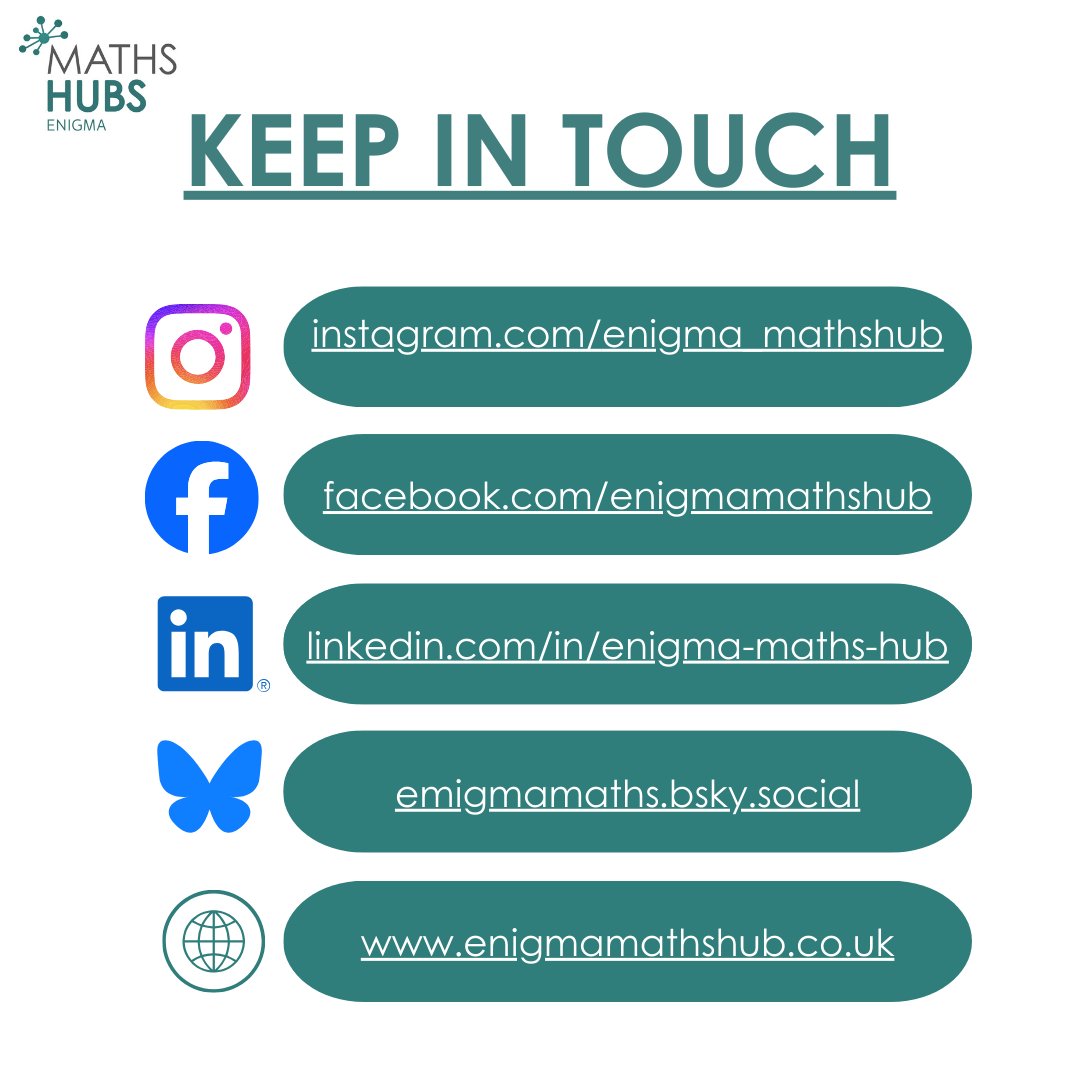 Enigma Maths Hub tweet media