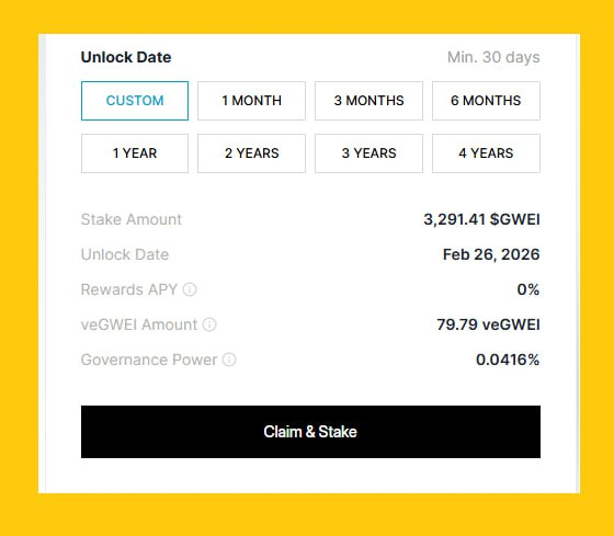 nicholas_tbz's tweet photo. $GWEI It's true that you get paid little but have to work hard.

After claiming, they require a minimum stake of 1 month 😄 https://t.co/WtD9Go7WNb