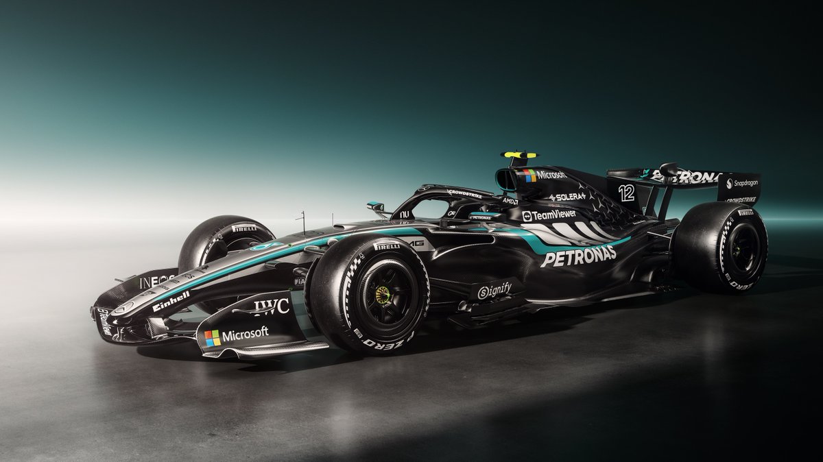 BREAKING: Mercedes has lifted the covers off the W17, its Formula 1 car for the 2026 season. #F1 #Formula1