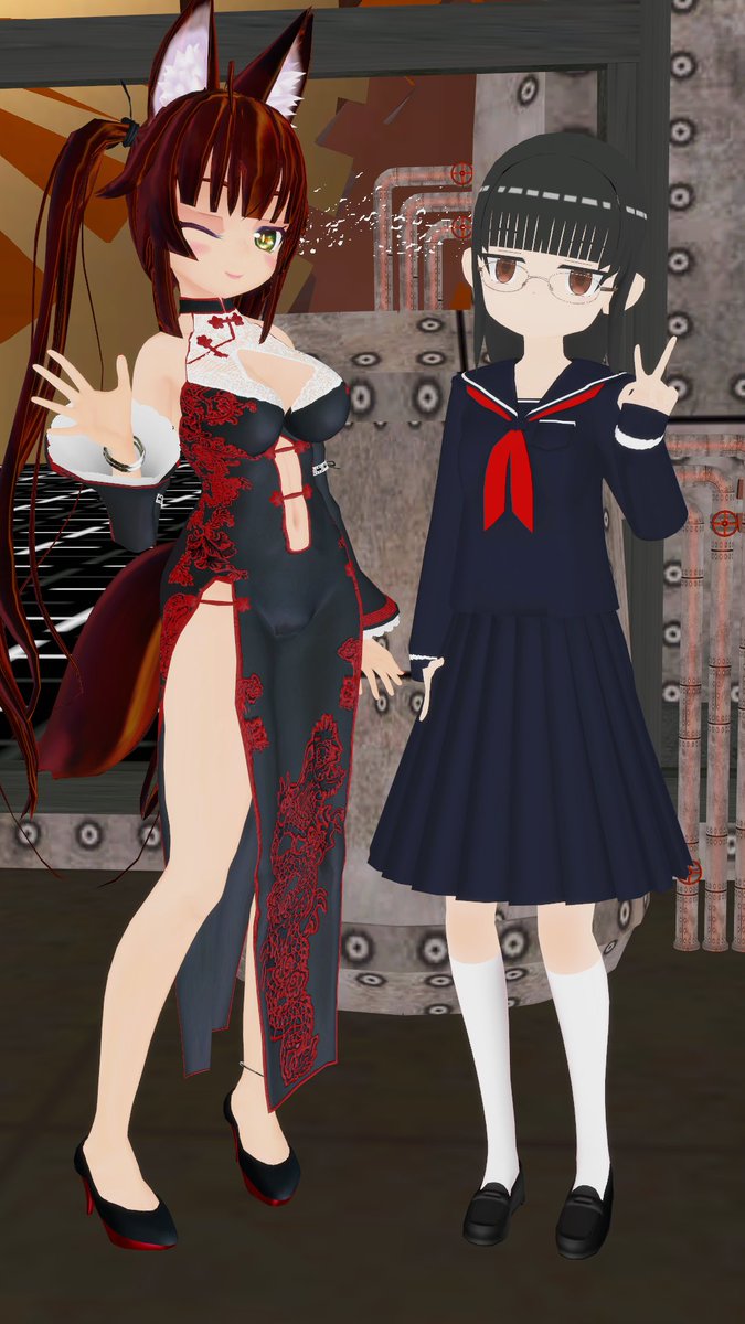 chunkitch's tweet image. 今日の配信後①
#バーチャルキャスト #ちゅんVR