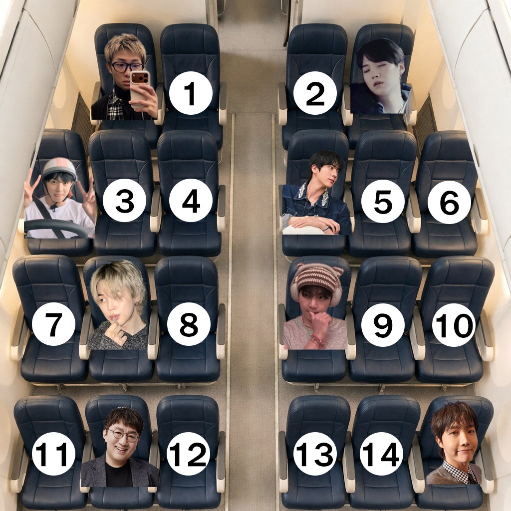 Chidchaf09's tweet image. บนเครื่องบิน 8 ชั่วโมง จะเลือกนั่งตรงไหน ? 🤣