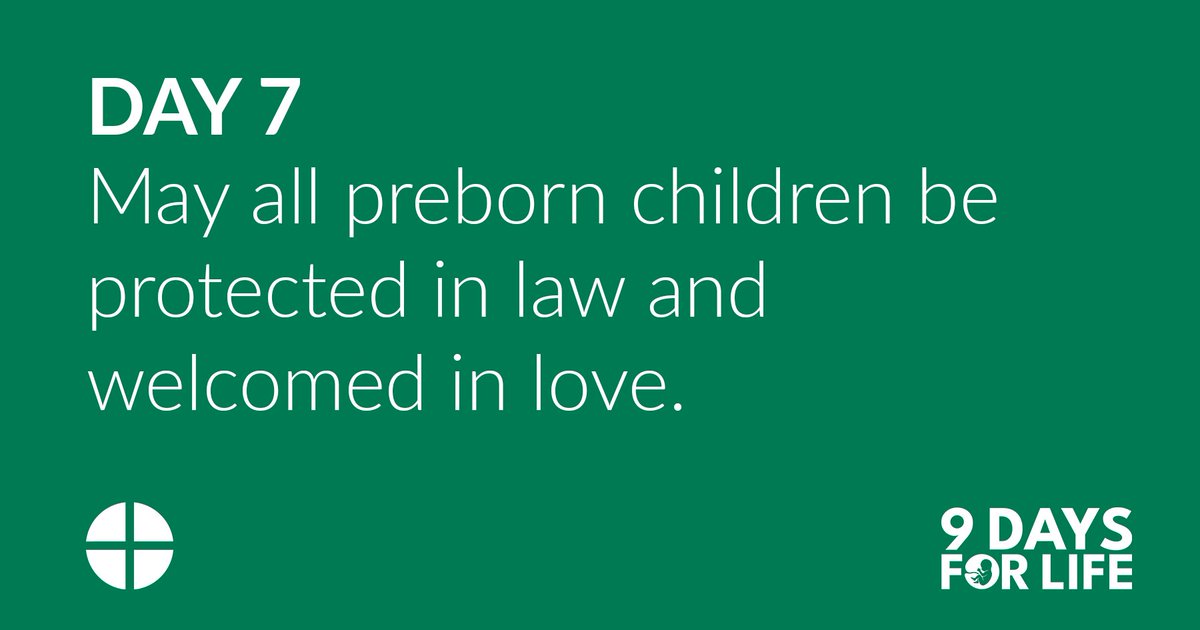 USCCB's tweet image. On this annual Day of Prayer for the Legal Protection of Unborn Children, Catholics nationwide unite in prayer and penance. Today's #9DaysforLife prayers and action ideas: ow.ly/RfSz50XXIzV.