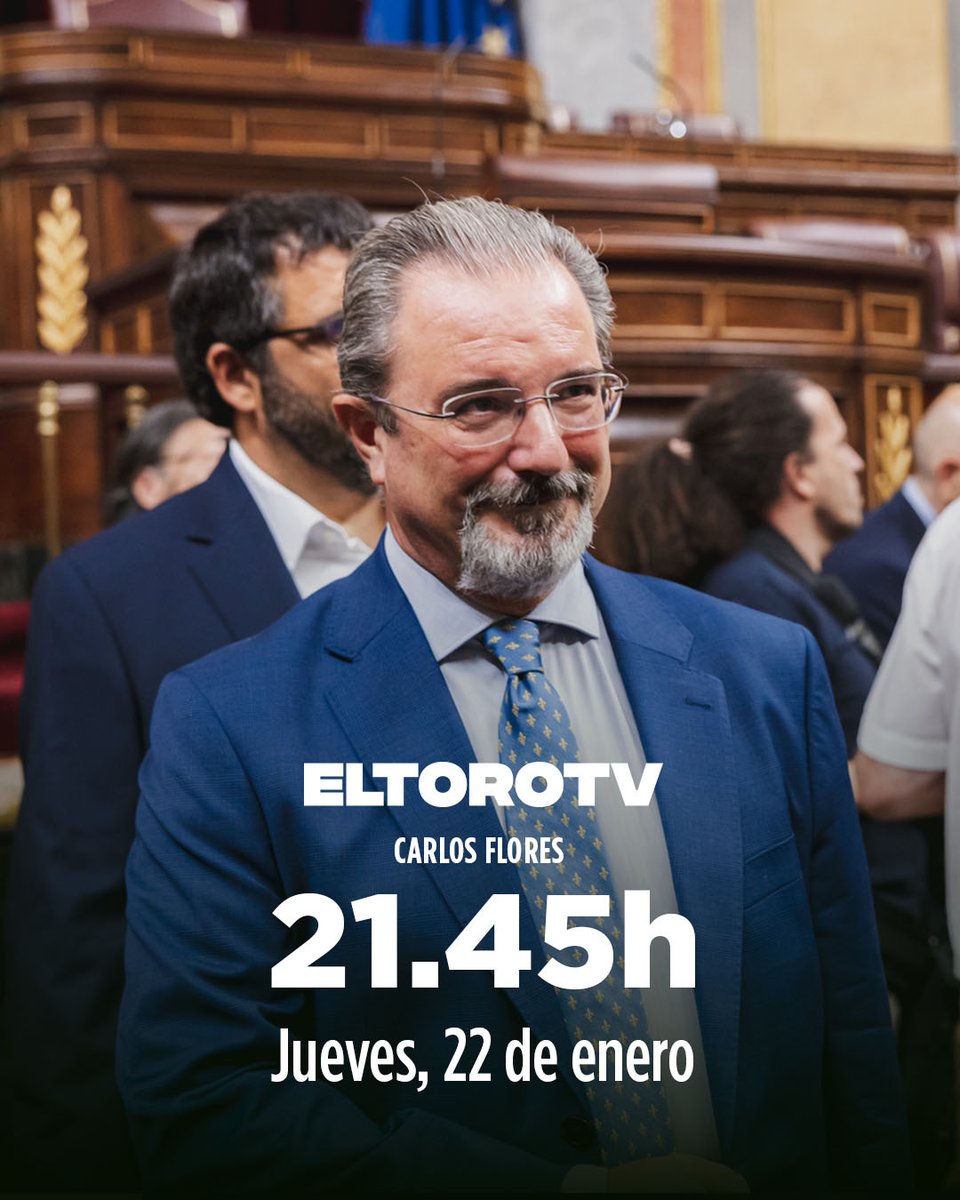VOX_Congreso's tweet image. 📺 Esta noche a las 21:45, @FloresJuberias estará en @Gato_directo de @eltorotv 

➡️ Síguelo aquí en directo: eltorotv.com/directo-tv