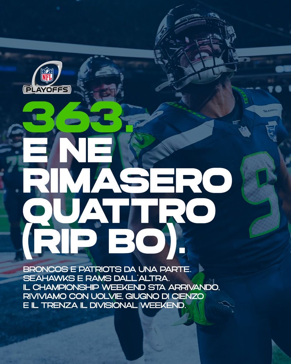RadioBonanzaNFL's tweet image. Scenari del #Championship weekend insieme a ⤵️

🐏 @Wolviesix 
⚡️ @ElTrenza93 
🧙‍♂️ @Matador1337