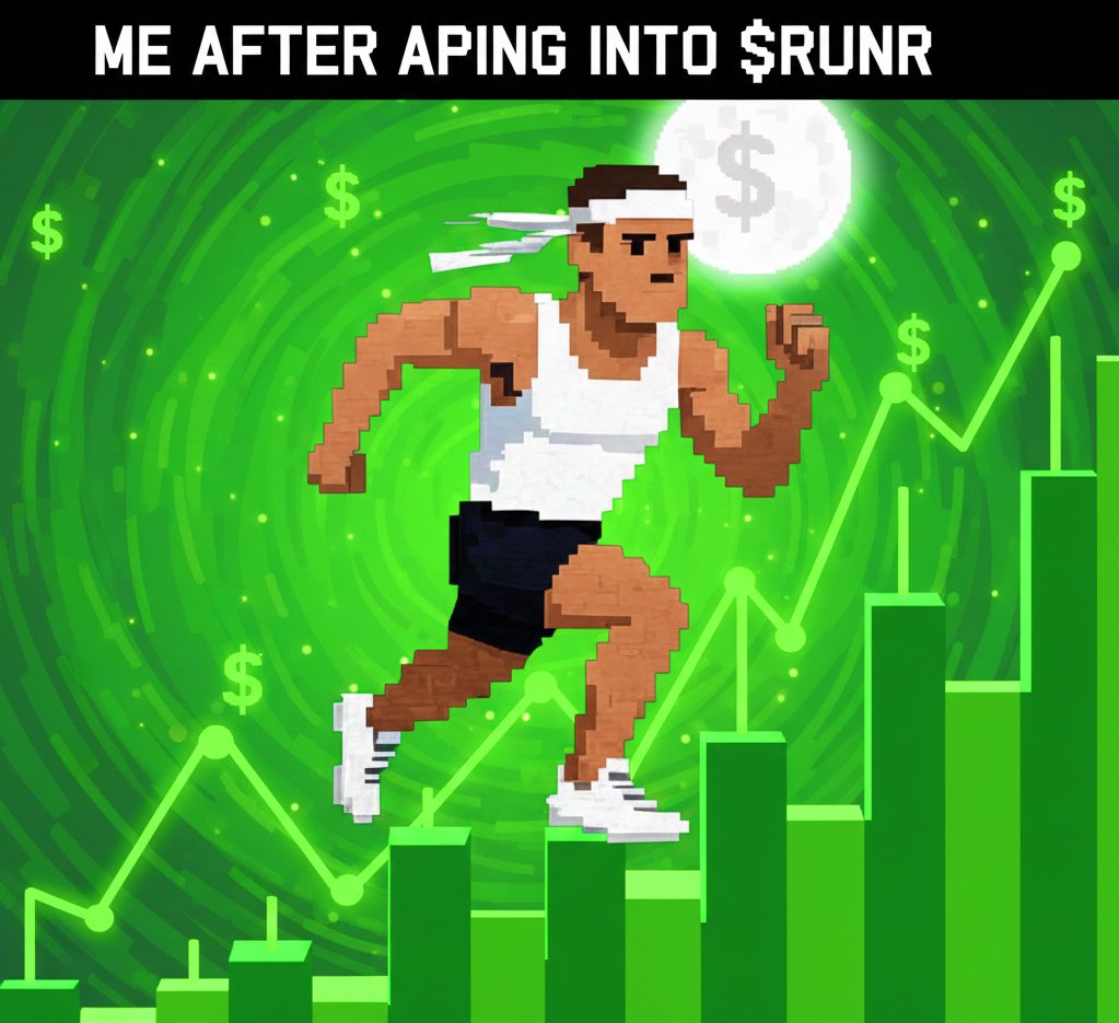 <a href="/100xAltcoinGems/">100x Altcoin Gems</a> Yo!
Have you checked $RUNR by <a href="/RUNRTOKEN/">RUNR</a> 

Market is moving fast but $RUNR is moving faster. 🏃💨 If you aren't positioned for this leg up, you’re literally standing still. The chart is programmed for a marathon to millions

Ca: 34snF7yvdydsr9DqytWKPsHAmMwBr7HoBYkptoctWqXY