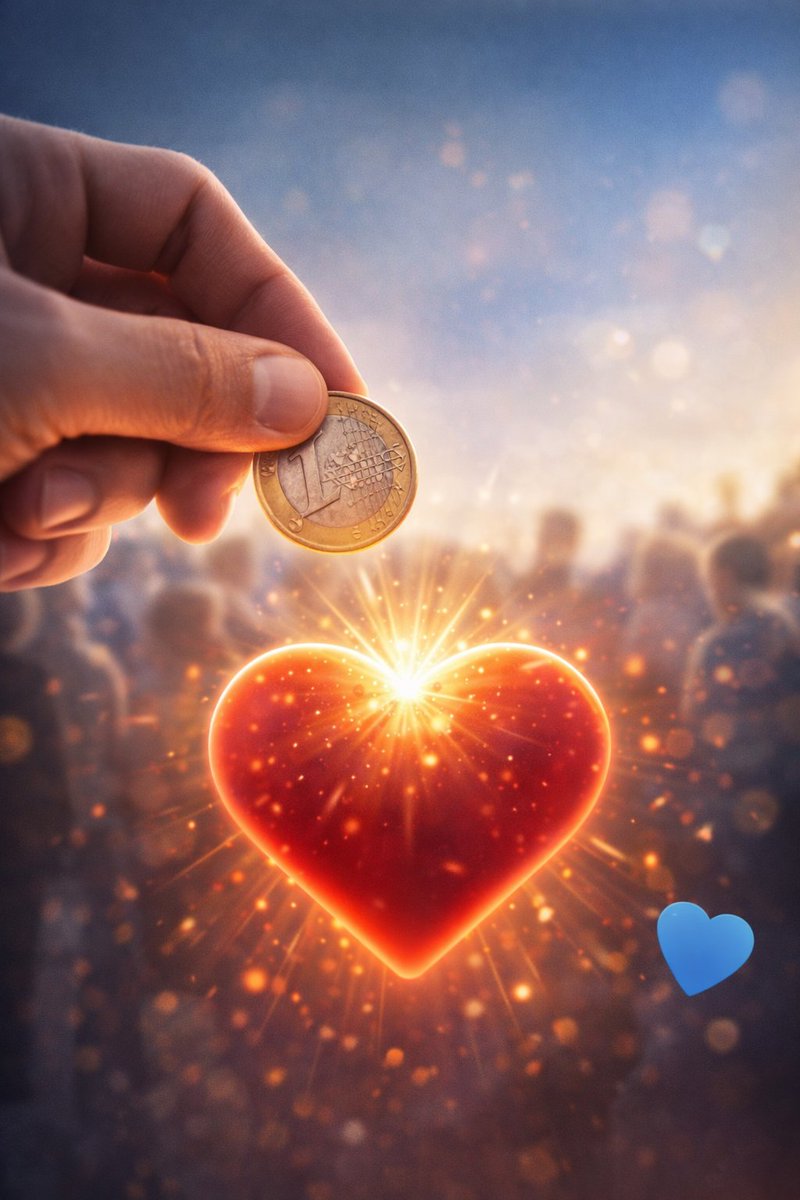 Wie toch wil helpen, kan al met €1,00 een verschil maken voor mensen in nood 💙 Link staat in de bio 🙏