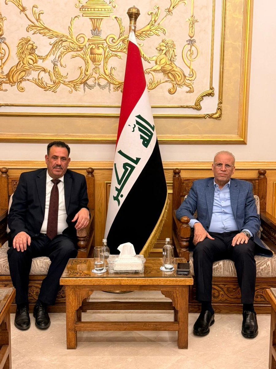 IARMSS's tweet image. مدير معهد المخطوطات العربية يبحث آفاق التعاون الثقافي مع سفير العراق بالقاهرة
تلقّى مدير معهد المخطوطات العربية دعوة كريمة من سعادة سفير جمهورية العراق لدى جمهورية مصر العربية، الدكتور قحطان الجنابي، جرى على إثرها عقد لقاء رسمي بالقاهرة، تناول آفاق التعاون الثقافي والعلمي المشترك