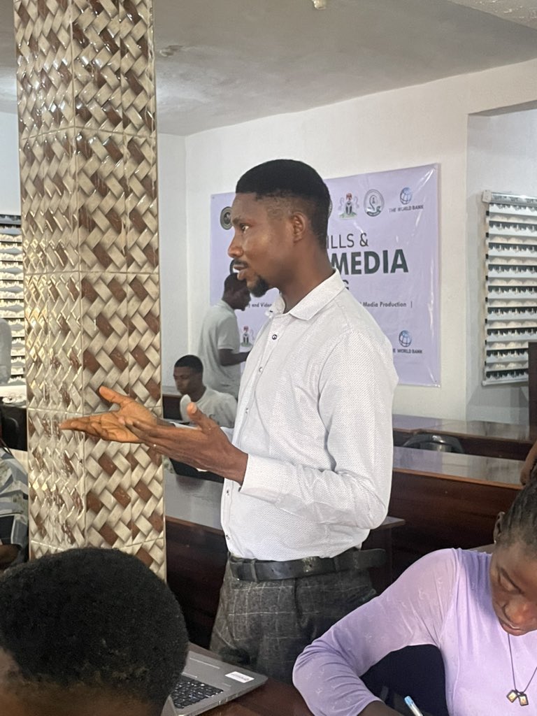 T21_Services's tweet photo. Another Day of hands-on training for Creative Media trainees! 📸🎬 Trainees are
developing real-world skills in photography, videography, design & editing.
@ideasprojectnig #IDEASProject #TVET #CreativeMedia #SkillsForJobs https://t.co/5cPnhK5GZt