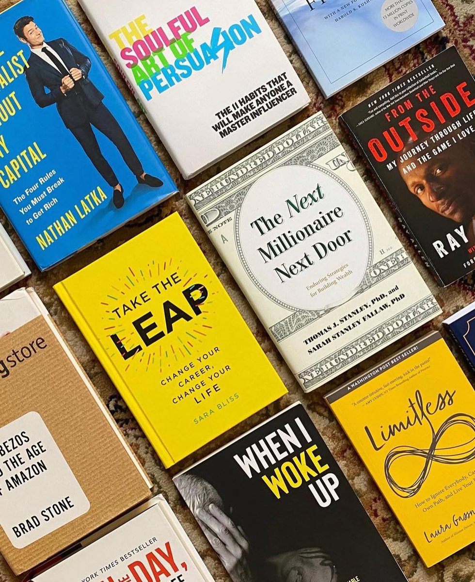 Success isn't just about the hustle but about the mindset behind it. 

There’s magic when curiosity meets the right page. Whether it’s mastering influence or taking a leap of faith, the right book finds you at the perfect time. 

Save this for your next bookstore run.
