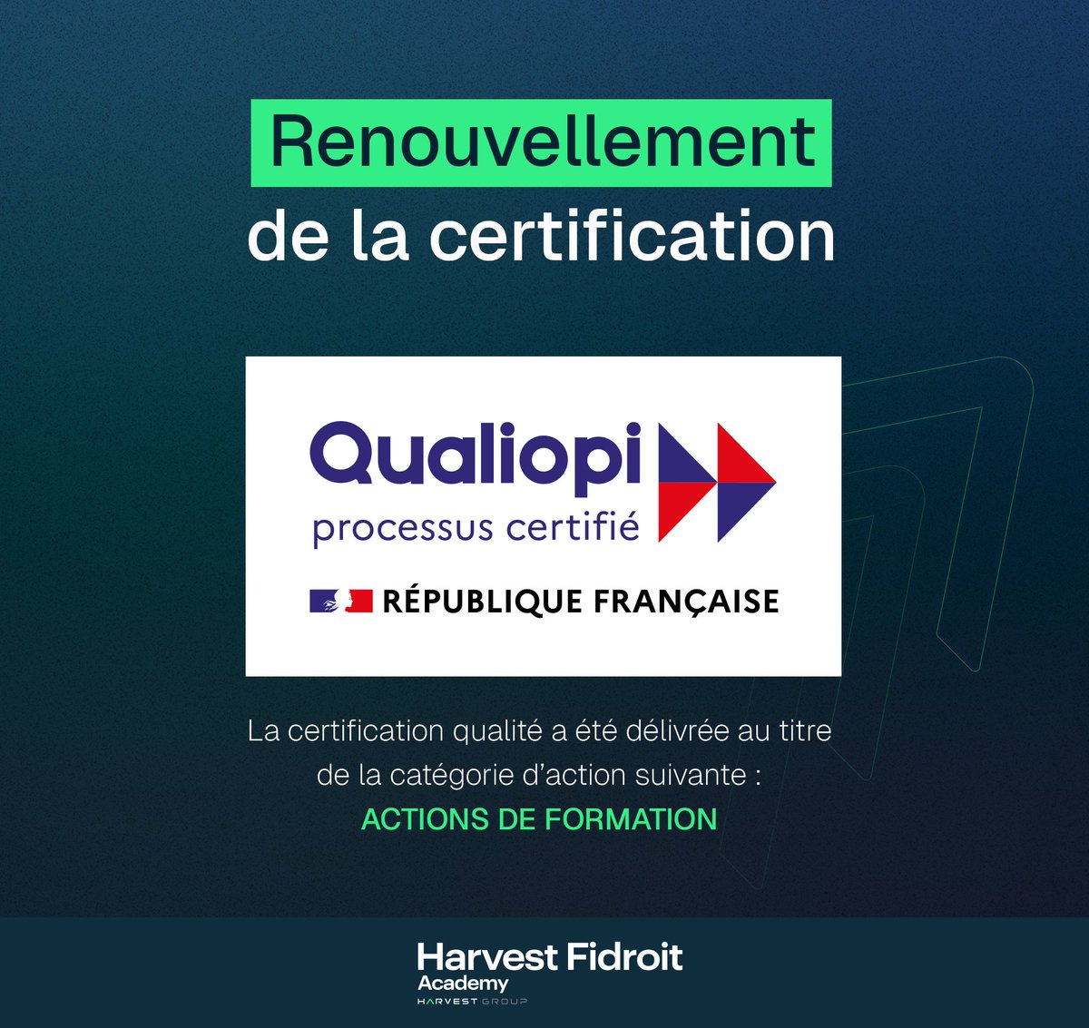 Harvest Fidroit Academy tweet media